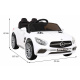 Mercedes Benz AMG SL65 S elektrický pro děti Bílá + Dálkové ovládání + LED Audio + Eco kůže + EVA + Pomalý start