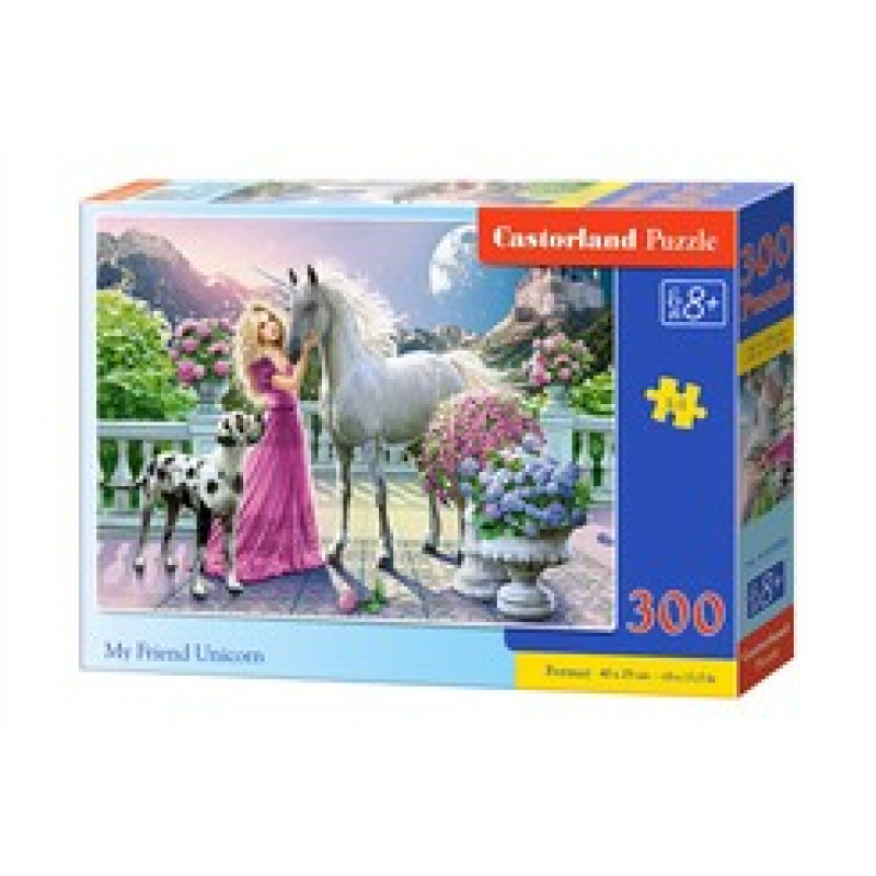 CASTORLAND Puzzle 300 dílků - Můj přítel jednorožec