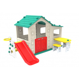 Velký dům s předsíní 4v1 zelená střecha