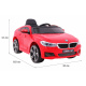 BMW 6 GT Auto na baterie červené + dálkové ovládání + pomalý start + EVA + pásy + LED MP3