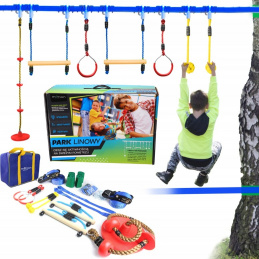 Přenosná překážková dráha pro děti - lanový park