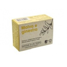 Organické mýdlo v kostce Sléz & Janovec 100 g - SAPONE DI UN TEMPO univerzální