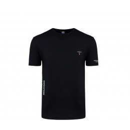 Aeronautica Militare Tričko ROUND-NECK 3-Pack X1394 Black