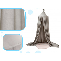 Aga Závěsný baldachýn nad postel Šedý