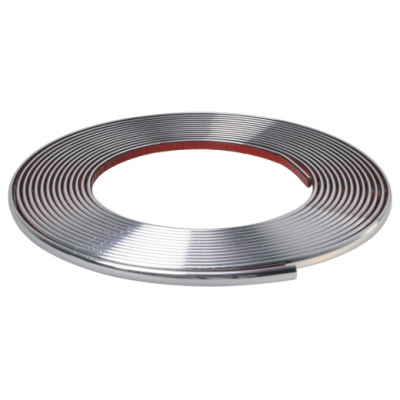 Aga Chromovaný ozdobný samolepicí pásek do auta 15 mm x 15 m