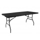 Skládací stůl 180x74 cm černý Malatec 12280