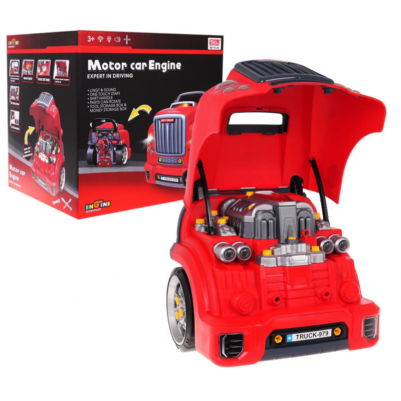 Dílna pro mladého mechanika červená