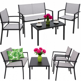 Zahradní nábytek - pohovka, 2 křesla, stůl