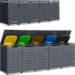 Kryt pro 5 odpadkových košů