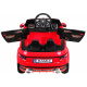 Rapid Racer elektrické auto pro děti Červené + dálkové ovládání + pomalý start + EVA + MP3 LED