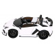 Lamborghini SVJ DRIFT pro 2 děti Bílá + funkce Drift + dálkové ovládání + MP3 LED + pomalý start