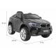 BMW X6M Elektrické dětské auto Lak černá + Dálkové ovládání + EVA + Pomalý start + Audio + LED