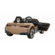 BMW i4 Autíčko na baterie pro děti Zlaté + Pomalý start + EVA + Eko kůže + LED Audio + Dálkové ovládání