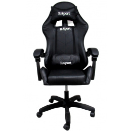 R-Sport Herní židle K3 + masážní přístroj Černá
