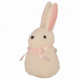 Látkový zajíček k postavení 14 cm