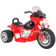 Dětské kolo na baterie Chopper Červená + 3 kola + zvuky + LED světla