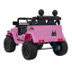 Toyota FJ Cruiser pro děti růžová + dálkové ovládání + pohon 4x4 + LED audio + EVA + pomalý start