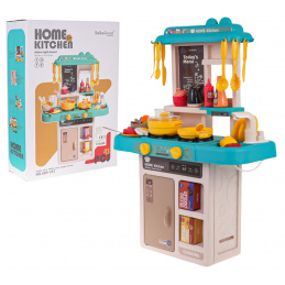 Kuchyně Kuchyňský Koutek s Funkcí Světel 43ks. Modrá