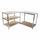 Linder Exclusiv Kovový regál 180x90x40 cm 5 polic