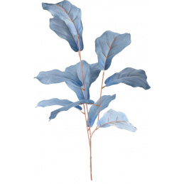 Umělá rostlina Větev listů 98 cm výšky modrá JAKO ŽIVÁ