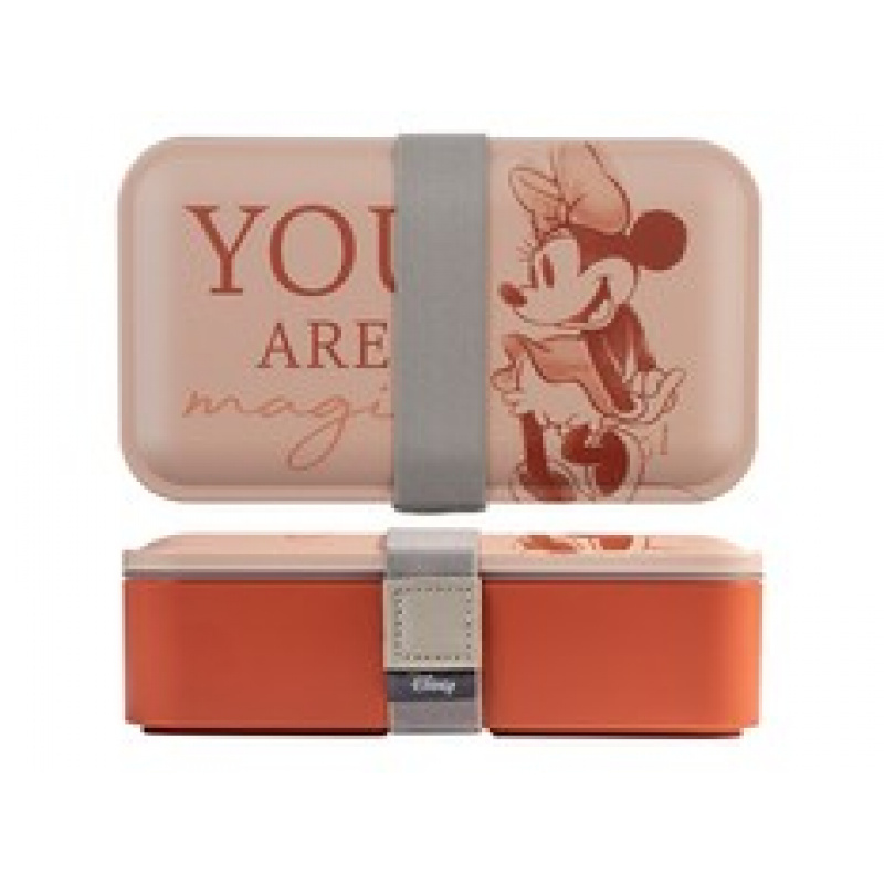 Bento dóza / Krabička na oběd s příborem 12m+ LULABI Minnie Blogger