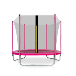 Aga SPORT FIT Trampolína 180 cm Pink + vnitřní ochranná síť