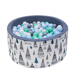 Aga Suchý bazén 90x40 cm s míčky 891