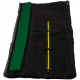 OUTLET Aga Ochranná síť 400 cm na 6 tyčí Black net / Dark Green