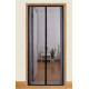 Síť proti hmyzu s magnety 80/90/100 x 210/220 cm Černá Malatec 12523