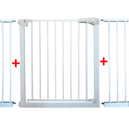 BRANKA ZABEZPEČUJÍCÍ S3 BÍLÁ na schody, dveře 79-115 cm rozpěrná ochranná