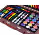 Umělecká sada v dřevěném kufříku 123 dílů AP0004
