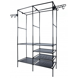 U1H STOJACÍ DVOJITÝ VĚŠÁK SKŘÍŇ NA OBLEČENÍ POLICE