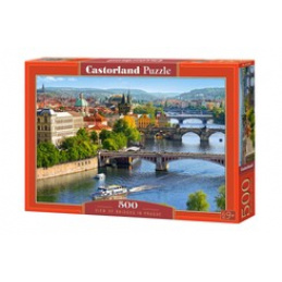 CASTORLAND Puzzle 500 dílků - Pražské mosty