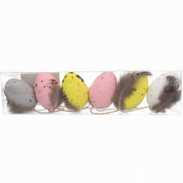 Dekorativní velikonoční vajíčka 6 ks