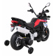 BMW F850 GS Dětský motocykl na baterie Červená + asistenční kolečka + LED audio + pomalý start + EVA