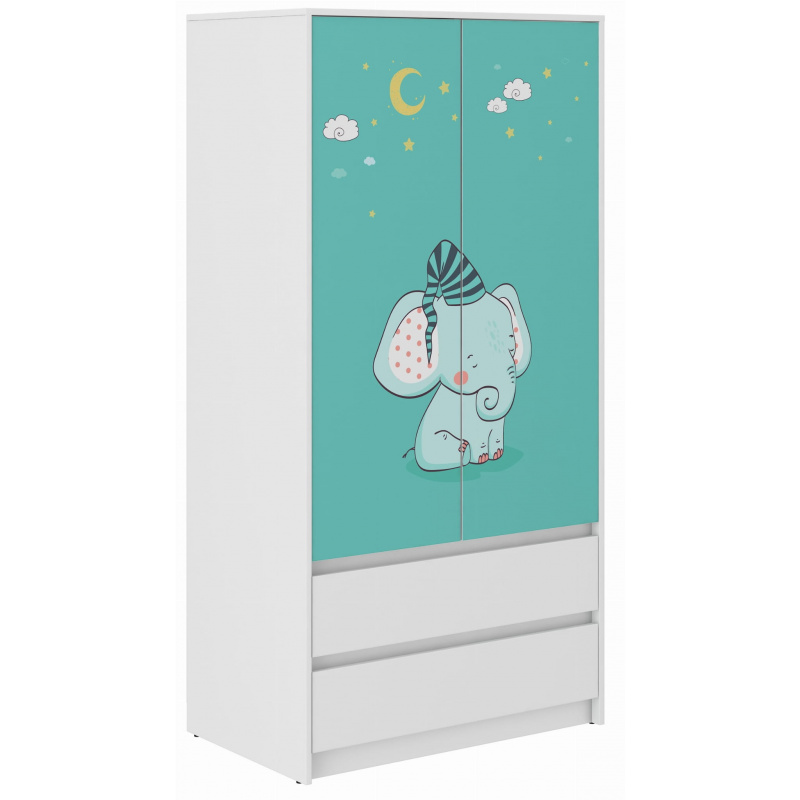 Wooden Toys Dětská šatní skříň Elephant B-9