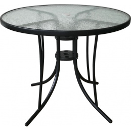 Černý konferenční stolek - 90 cm