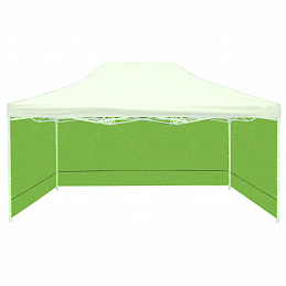 Aga Bočnice k prodejnímu stánku 3x4,5m Světle zelená