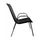 Aga 2x Zahradní židle MR4400BC-2 Černá