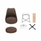 Aga 4x Jídelní židle MR2035 Hnědá