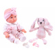 Panenka s plyšovým králíčkem ZA3828