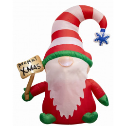 Nafukovací trpaslík s LED osvětlením - 175 cm