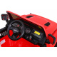 Jeep Wrangler Rubicon baterie pro děti Červená + dálkové ovládání + rádio MP3 LED + kola EVA