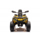 Quad Can Am Outlander ATV s pilotem Žlutý