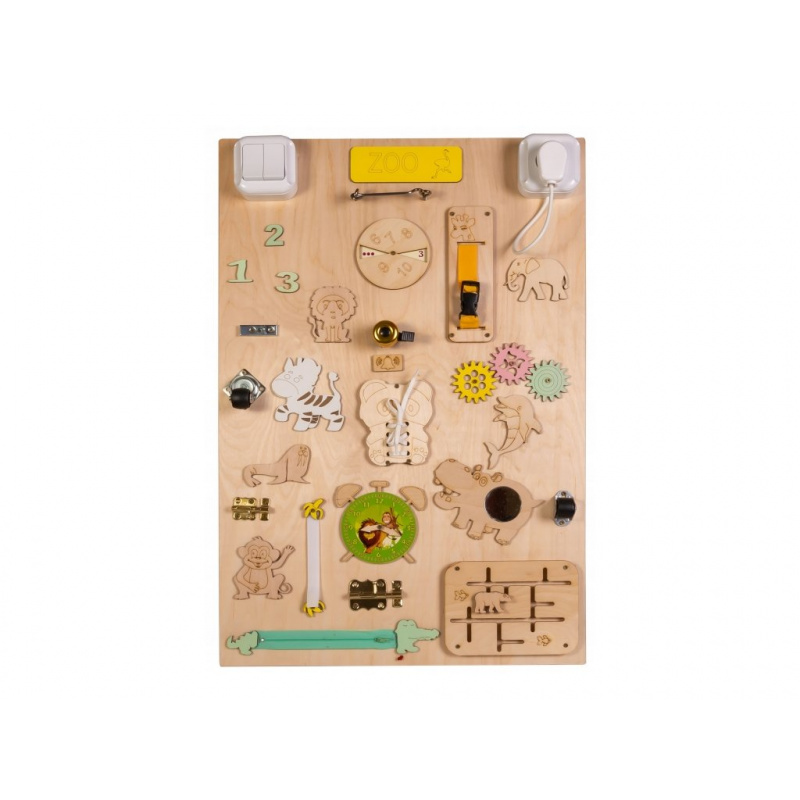 Aga4Kids Edukační oboustranná tabule ZOO Přírodní MT17