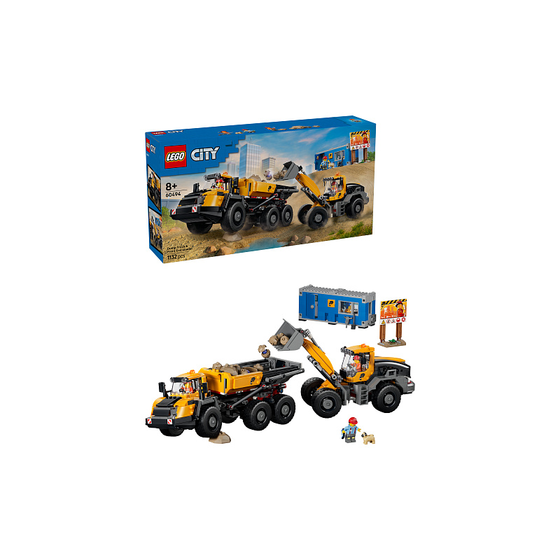 LEGO® City 60494 Sklápěč a čelní nakladač