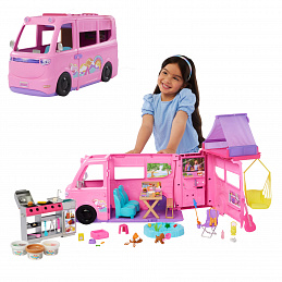 Barbie Dream Camper Karavan snů se stanem HRJ78