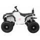 Dětská baterie ATV Air Quad White + nafukovací kola + rádio MP3 + startování zdarma