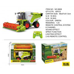 Kombajn R/C 1:24 Zelený