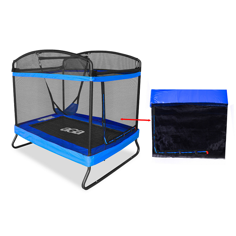 Aga Ochranná síť na obdélníkovou trampolínu 122x183 cm Modrá